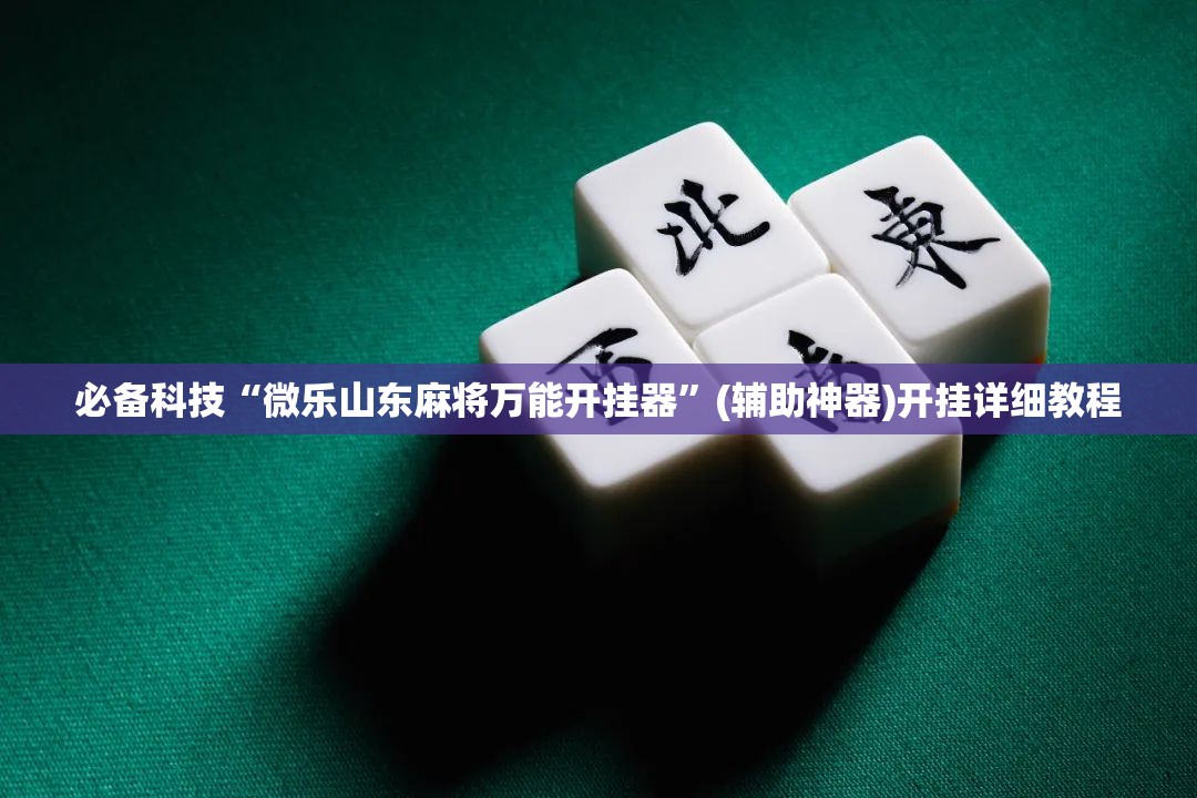 必备科技“微乐山东麻将万能开挂器	”(辅助神器)开挂详细教程