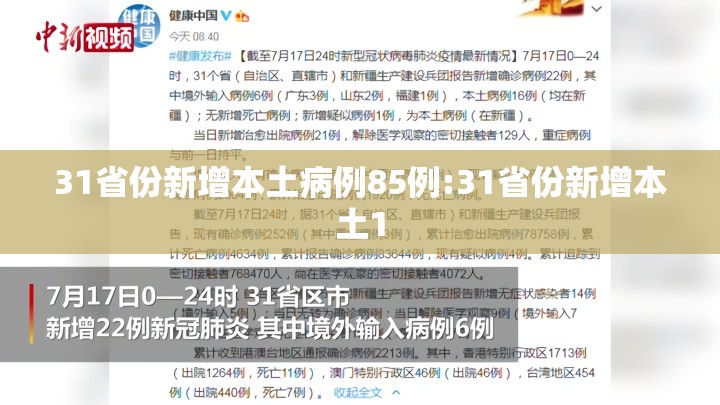 31省份新增本土病例85例:31省份新增本土1 31省份新增本土病例85例:31省份新增本土1