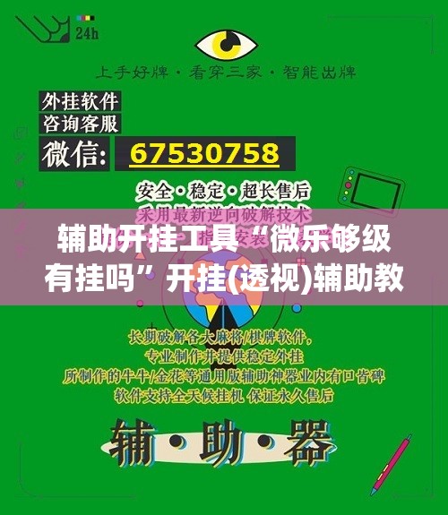 辅助开挂工具“微乐够级有挂吗”开挂(透视)辅助教程