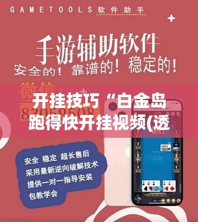 开挂技巧“白金岛跑得快开挂视频(透视)”开挂辅助脚本+详细开挂安装教程