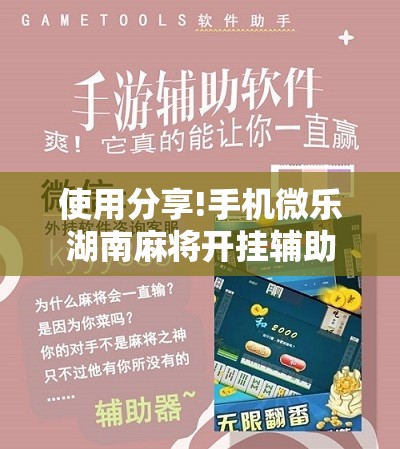 使用分享!手机微乐湖南麻将开挂辅助器通用版	”开挂详细教程