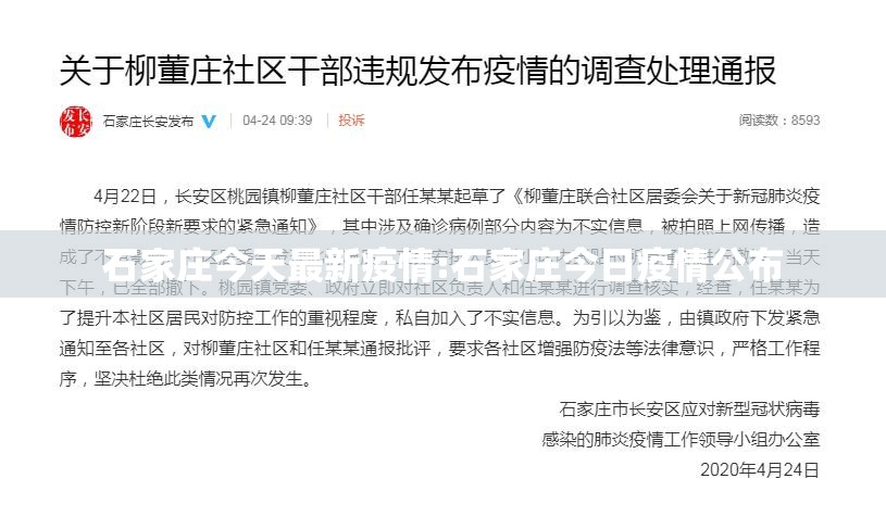 石家庄今天最新疫情:石家庄今日疫情公布
