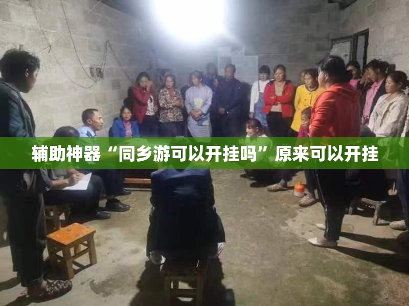 辅助神器“同乡游可以开挂吗”原来可以开挂