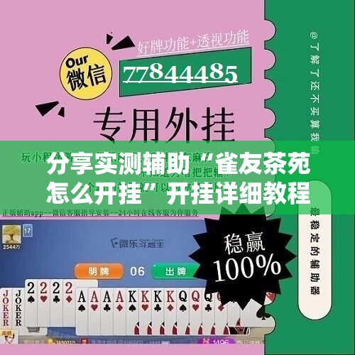 分享实测辅助“雀友茶苑怎么开挂”开挂详细教程