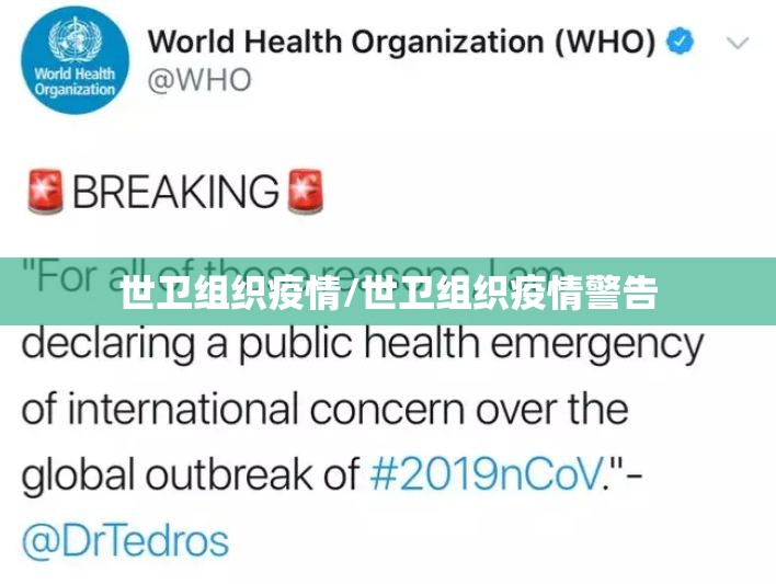 世卫组织疫情/世卫组织疫情警告