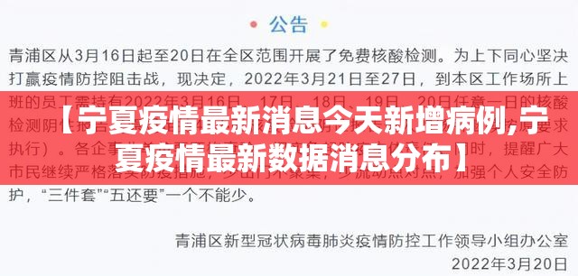 【宁夏疫情最新消息今天新增病例,宁夏疫情最新数据消息分布】 【宁夏疫情最新消息今天新增病例,宁夏疫情最新数据消息分布】