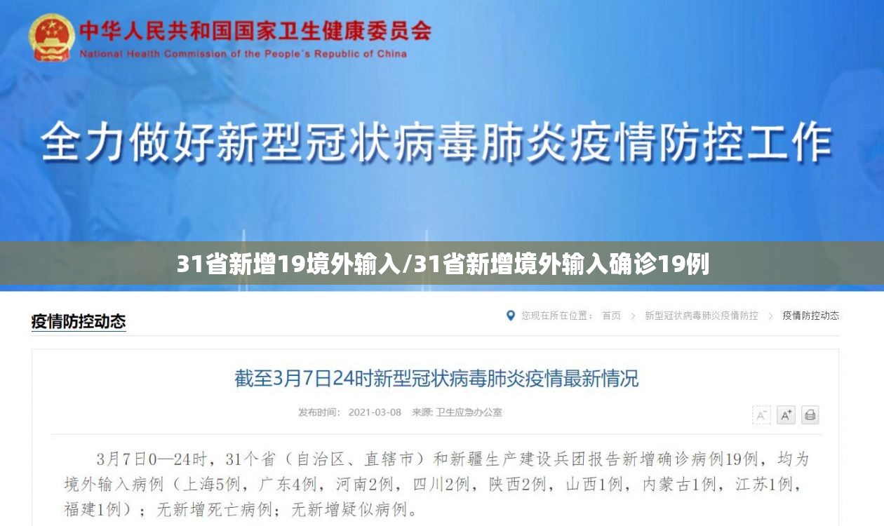 31省新增19境外输入/31省新增境外输入确诊19例 31省新增19境外输入/31省新增境外输入确诊19例