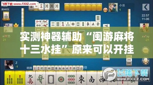 实测神器辅助“闽游麻将十三水挂”原来可以开挂