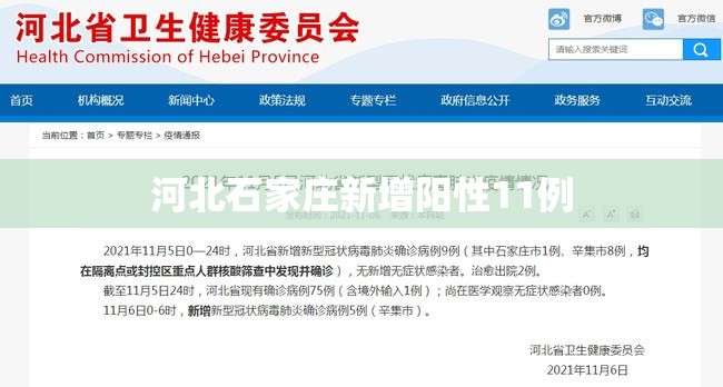河北石家庄新增阳性11例:河北石家庄新增1例本土确诊 河北石家庄新增阳性11例:河北石家庄新增1例本土确诊