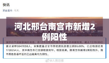 河北邢台南宫市新增2例阳性:河北邢台南宫新增疫情