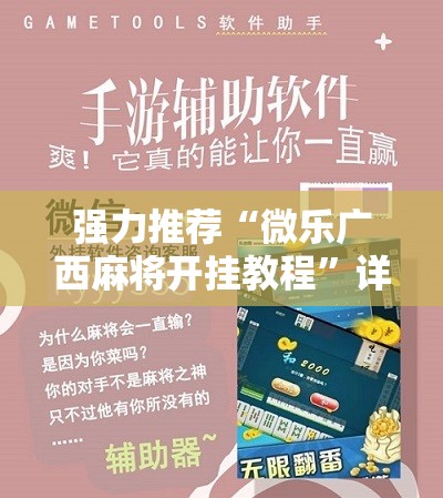强力推荐“微乐广西麻将开挂教程	”详细分享装挂步骤