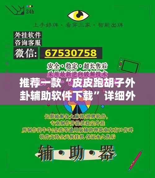 推荐一款“皮皮跑胡子外卦辅助软件下载”详细外挂透视辅助软件教程