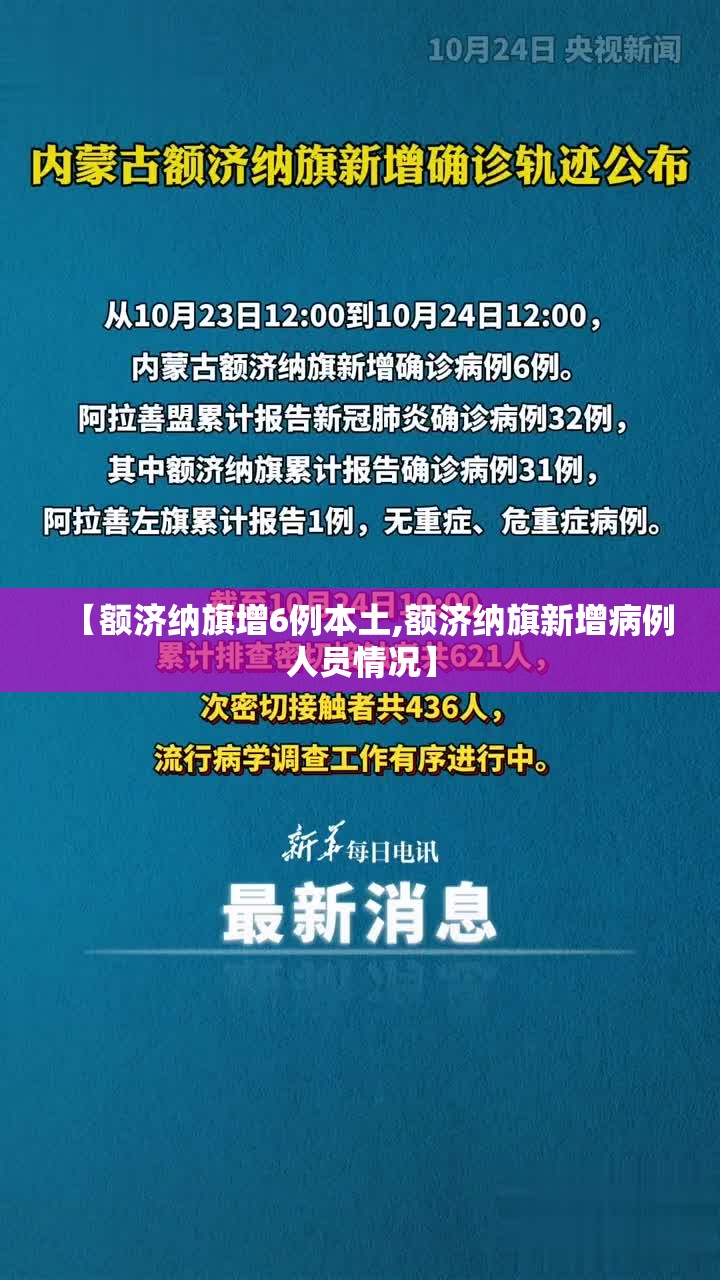 【额济纳旗增6例本土,额济纳旗新增病例人员情况】