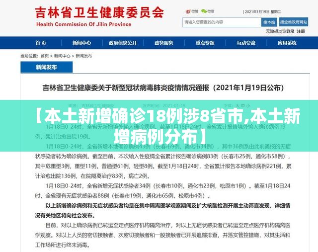 【本土新增确诊18例涉8省市,本土新增病例分布】