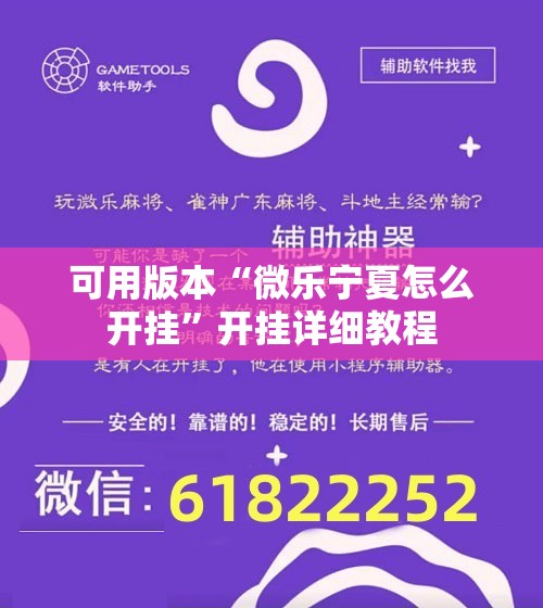 可用版本“微乐宁夏怎么开挂	”开挂详细教程