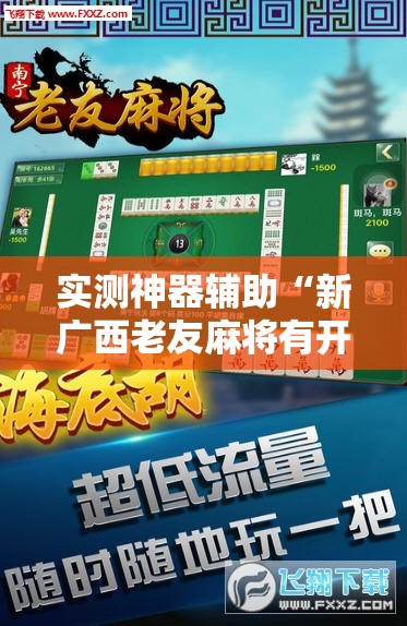 实测神器辅助“新广西老友麻将有开挂的吗”2026开挂教程步骤