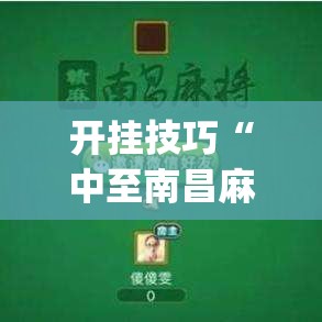 开挂技巧“中至南昌麻将有没有挂	”(透视挂)辅助下载教程