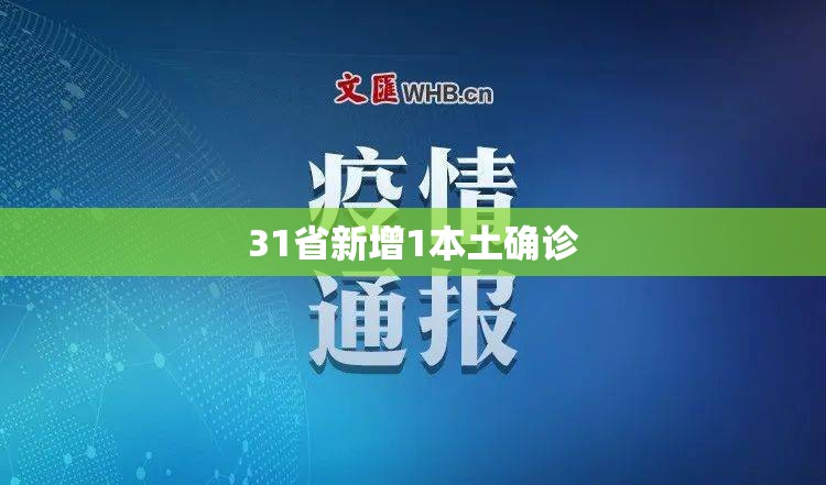 31省新增1本土确诊（31省新增确诊109例 本土96例）