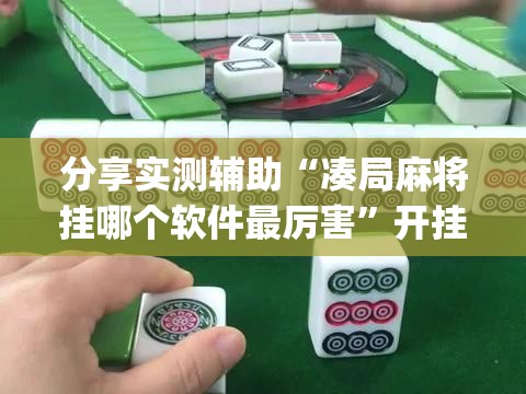 分享实测辅助“凑局麻将挂哪个软件最厉害”开挂(透视)最新辅助详细