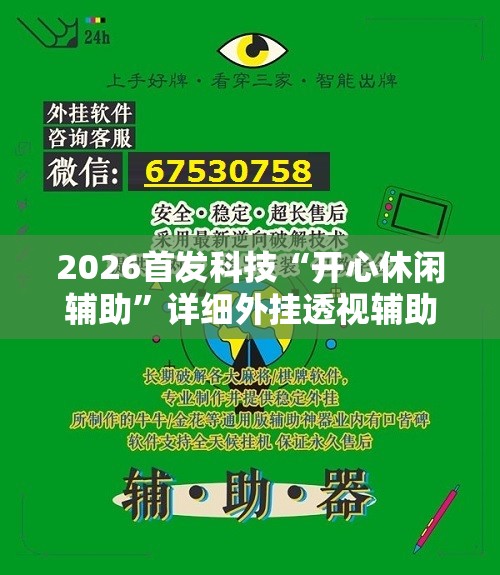 2026首发科技“开心休闲辅助	”详细外挂透视辅助软件教程