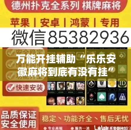 万能开挂辅助“乐乐安徽麻将到底有没有挂”(免费)开挂辅助教学(最新辅助开挂教程)