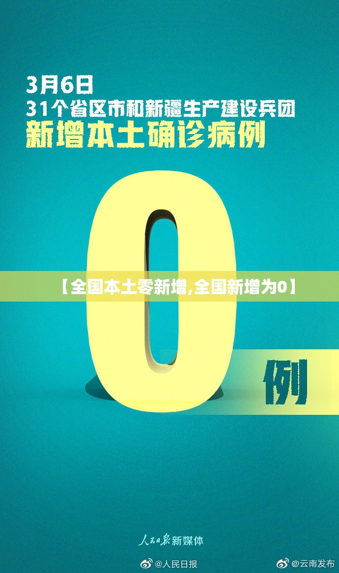 【全国本土零新增,全国新增为0】