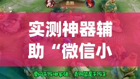 实测神器辅助“微信小程序麻将怎么提高胜率	”开挂(透视)辅助神器