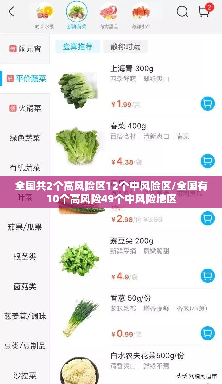全国共2个高风险区12个中风险区/全国有10个高风险49个中风险地区