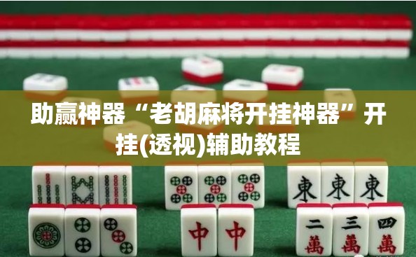助赢神器“老胡麻将开挂神器”开挂(透视)辅助教程