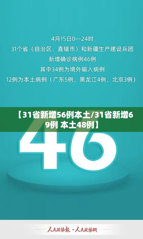 【31省新增56例本土/31省新增69例 本土48例】