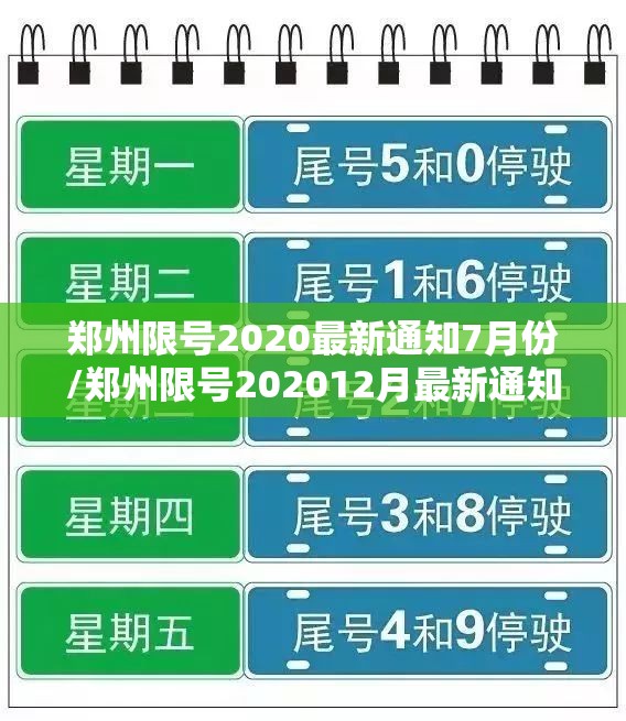郑州限号2020最新通知7月份/郑州限号202012月最新通知