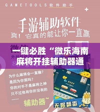 一键必胜“微乐海南麻将开挂辅助器通用版”2026开挂教程步骤