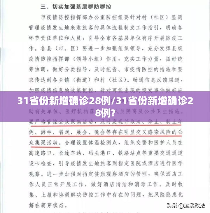 31省份新增确诊28例/31省份新增确诊28例?