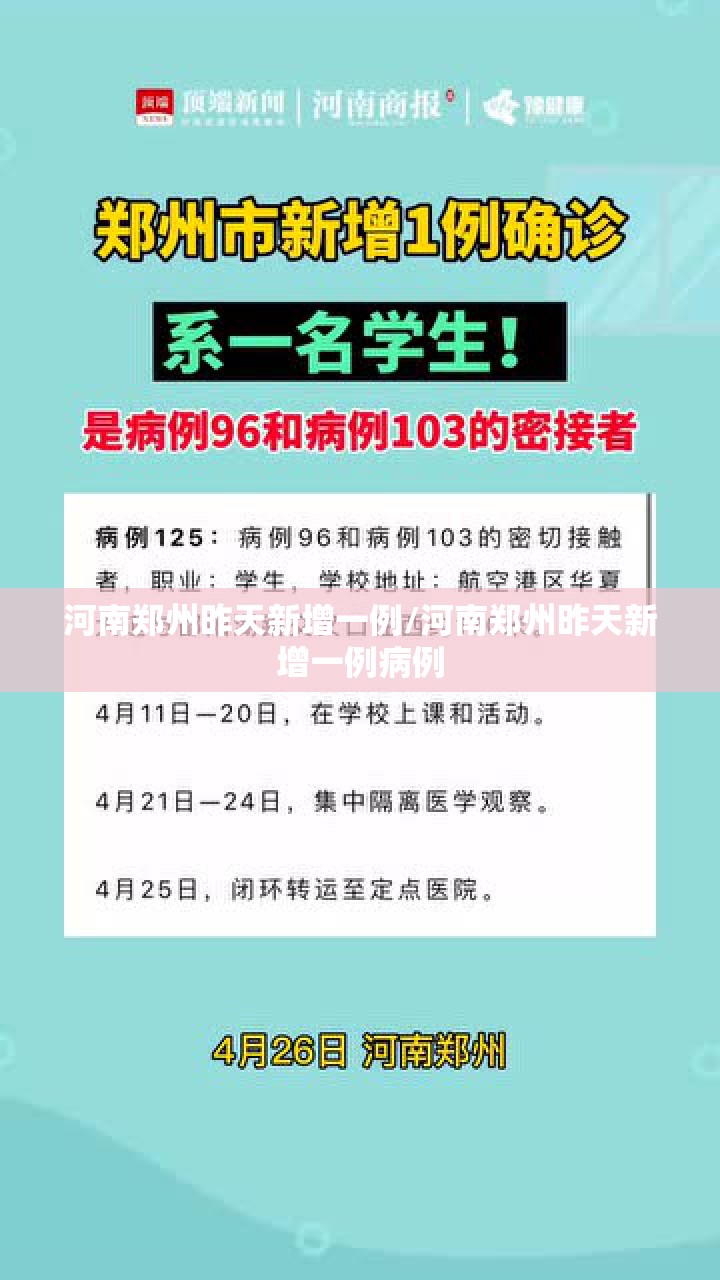 河南郑州昨天新增一例/河南郑州昨天新增一例病例