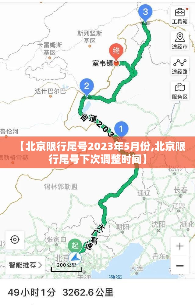 【北京限行尾号2023年5月份,北京限行尾号下次调整时间】