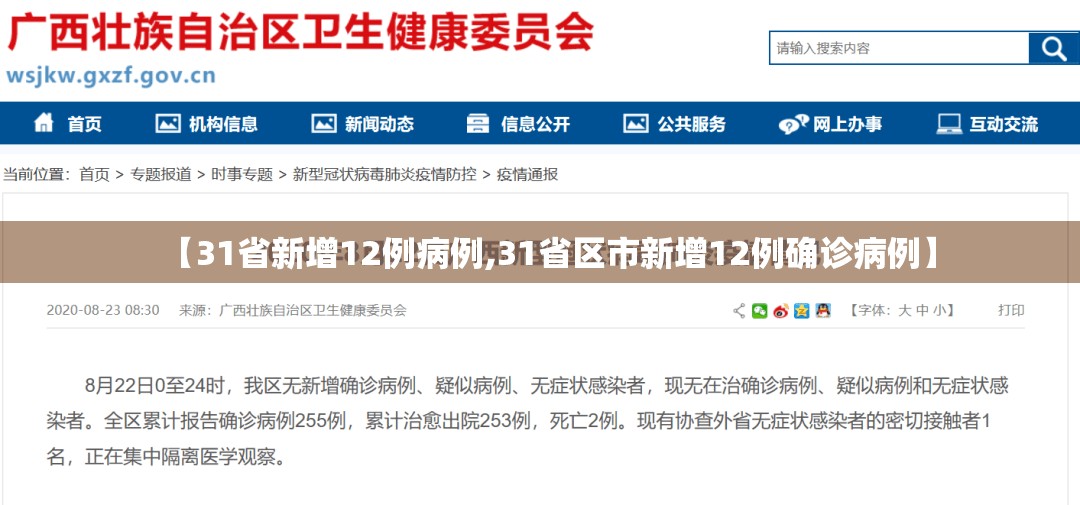【31省新增12例病例,31省区市新增12例确诊病例】