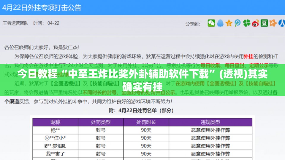 今日教程“中至王炸比奖外卦辅助软件下载”(透视)其实确实有挂