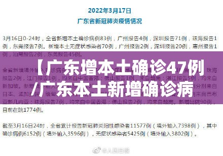 【广东增本土确诊47例/广东本土新增确诊病例】