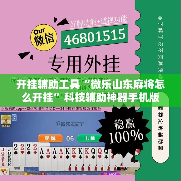 开挂辅助工具“微乐山东麻将怎么开挂”科技辅助神器手机版