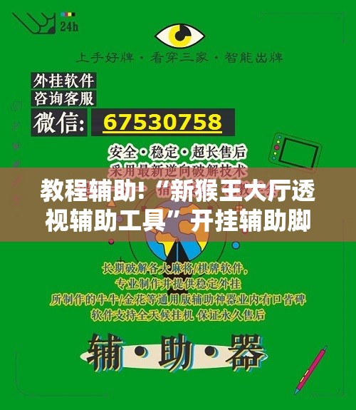 教程辅助!“新猴王大厅透视辅助工具”开挂辅助脚本+详细开挂安装教程