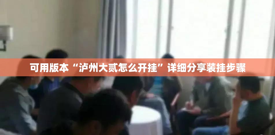 可用版本“泸州大贰怎么开挂”详细分享装挂步骤