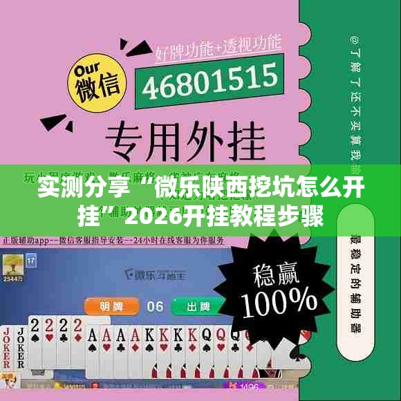 实测分享“微乐陕西挖坑怎么开挂”2026开挂教程步骤