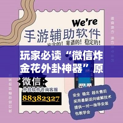 玩家必读“微信炸金花外卦神器”原来可以开挂