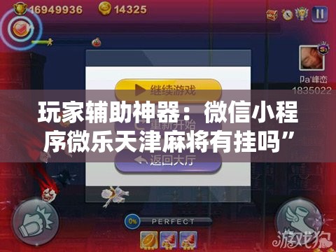玩家辅助神器：微信小程序微乐天津麻将有挂吗	”详细分享装挂步骤