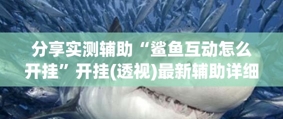分享实测辅助“鲨鱼互动怎么开挂”开挂(透视)最新辅助详细