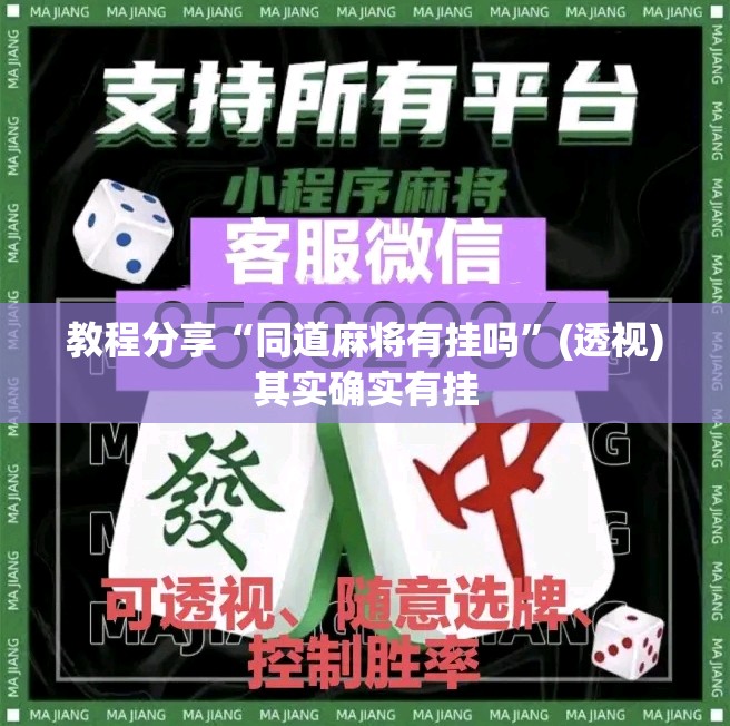 教程分享“同道麻将有挂吗”(透视)其实确实有挂