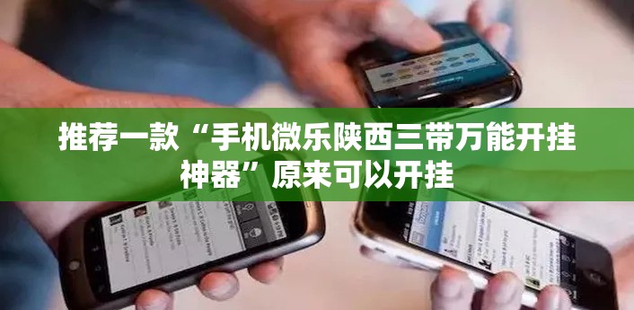 推荐一款“手机微乐陕西三带万能开挂神器”原来可以开挂