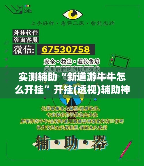 实测辅助“新道游牛牛怎么开挂”开挂(透视)辅助神器
