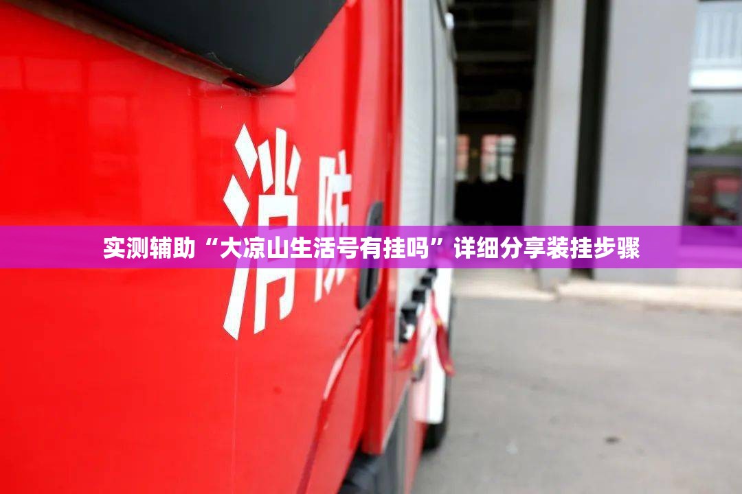 实测辅助“大凉山生活号有挂吗”详细分享装挂步骤