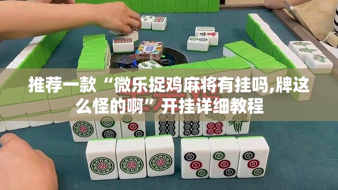 推荐一款“微乐捉鸡麻将有挂吗,牌这么怪的啊”开挂详细教程